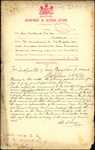 From: Percy Butler, Secretary of Auckland Fire Board, Auckland Date: 16 August 1910 Subject: For amendment of "Fire Brigades Act 1908" to enforce contribution from insurance companies covering risks, but not licensed to carry on business in NZ