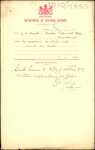From: John H Howell, Director of Technical College, Christchurch Date: 7 November 1910 Subject: For condition on which raffle permits are issued
