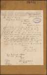 From: James Weir, Auckland Date: 28 December 1910 Subject: For permit to remove remains of Mrs. Margaret Cook from one part of Waikumete cemetery to another