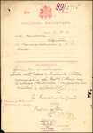 From: L Houlbrooke, Alfredton Date: 29 July 1899 Subject: Memorial for naturalisation of Hans Peter Hansen