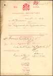 From: Henry Brown, Thames [born in Belgium] Date: 22 November 1899 Subject: Memorial for Naturalisation