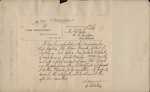 D McKellar, for Secretary, Marine Department, Wellington - John Adams Bewicke. Captain of "Scotchman" - if report correct he has met with a fatal accident at Auckland, his New Zealand Certificate of competency as Master Ordinary is to be sent for cancellation