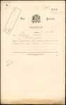 From: Lewis Hook, Wellington Date: 7 December 1883 Subject: Applies for appointment as Coxswain of Torpedo Boat