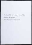 MEE Edward Henry - Abbotsford - Coal Miner - [this file cannot be located]