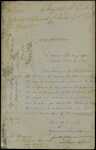 From: Colonial Secretary's Office, Sydney To: Colonial Secretary, Auckland Date: 22 April 1848 Subject: Reporting shipment of Powder by Mr. R. Ford for "Coquette"
Enclosed:
- 1848/1000 From: Mathew Richmond, Superintendent, Nelson To: Colonial Secretary, Auckland Date: 26 August 1848 Subject: Return of Office Furniture
- 1848/1002 From: Robert Beaumont To: Colonial Secretary, Auckland Date: 8 May 1848 Subject: Permission to squat at Panmure
- 1848/1003 From: Charles W. Ligar, Superintendent of Works, Auckland To: Colonial Secretary, Auckland Date: 3 May 1848 Subject: Requesting credit for waste in issuing Hay
- 1848/1004 From: Charles Knight, Auditor General To: Colonial Secretary, Auckland Date: 10 May 1848 Subject: Schedule of Warrants
- 1848/1005 From: Coroner To: Colonial Secretary, Auckland Date: 10 May 1848 Subject: Inquest on body of a man unknown
- 1848/810 From: Mr. Williams To: Colonial Secretary, Auckland Date: 13 April 1848 Subject: For permission to open a store at Panmure
- 1848/1006 From: Mr. Williams To: Colonial Secretary, Auckland Date: 8 May 1848 Subject: Respecting conditions of his squatting at Panmure