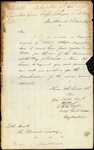 From: Lieutenant Colonel Ligar, Auckland  To: Colonial Secretary, Auckland Date: 23 October 1845 Subject: Requisition from Captain Atkyns for 3 Camp Kettles
Enclosed: 
- 1845/2086 From: Daniel Pollen, Coroner, Auckland  To: Colonial Secretary, Auckland Date: 26 December 1845 Subject: Deposition at an Inquest on John McGlarthey
- 1845/2080 From: John B. Williams, United States of America Consul, Auckland  To: Colonial Secretary, Auckland Date: 22 December 1845 Subject: Reporting Death of J McGlarthey from ill treatment and result of Coroner's Inquest
- 1845/2089 From: Percival Berrey, Sheriff, Auckland Date: 27 December 1845 Subject: Hard Labor [Labour]  Return to 27 December