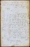 From: Donald Sinclair, Resident Magistrate, Nelson To: Colonial Secretary, Auckland Date: 23 June 1847 Subject: For authority to procure firewood
Enclosed:
- 1847/1394 From: A. McShaw To: Colonial Secretary, Auckland Date: 30 July 1847 Subject: Respecting his account for medical attendance at Nelson
- 1847/1389 From: Donald Sinclair, Resident Magistrate, Nelson To: Colonial Secretary, Auckland Date: 18 June 1847 Subject: Accounts for approval
- 1847/1395 From: Coroner, Nelson To: Colonial Secretary, Auckland Date: 30 July 1847 Subject: Inquest on L. C. Westphale
- 1847/1396 From: Coroner, Nelson To: Colonial Secretary, Auckland Date: 30 July 1847 Subject: Inquest on Thomas Robotham