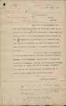 W T Glasgow, Secretary and Inspector, Customs Department, Wellington - Linotype Machine - writ served in connection with decision of Government to charge duty at 20%. Henry Brett v Alexander Rose, Collector and Registrar, Auckland [newspaper clippings attached]