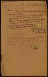 From: Henry Rose, Balclutha Date: 17 December 1909 Subject: For permit to raffle model ship
