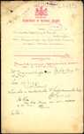 From: W Armstrong for Commissioner of Crown Lands, Wellington Date: 6 September 1909 Subject: Resignation of Miss Kate Murray as office cleaner, Dunedin 
[Former correspondence - 9 January 1906 - Reporting death of John Murray, office cleaner and recommending increase to salary of Mrs. Murray]