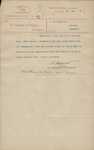 D McKellar, for Secretary and Inspector, Wellington - John Chambers and Son - pass lathe chuck free ex "Rangatira" - Commissioner's decision re fine