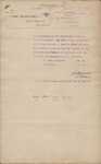 D McKellar, for Secretary, Marine Department, Wellington - W Thompson - smuggling - rewards to A Rose, Collector of Customs, and W? Parker [Henry?]