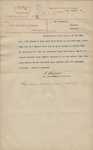 D McKellar, for Secretary and Inspector, Wellington - Archibald Clark and Sons - pass gold braid as for military clothing free ex "Maori" - Commissioner's decision re fine