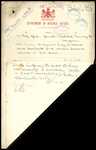 From: Frederick Bourne, Returning Officer Gonville and Castlecliff Tramway Board, Wanganui Date: 18 December 1908 Subject: Forwarding for payment by way of advance out of consolidated fund vouchers for expenses incurred in first election