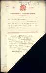 From: Annie Johnston, Auckland Date: 11 May 1907 Subject: For permit to remove remains of J S [John Savage] Johnston from Rotorua to Gisborne Cemetery