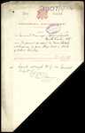 From: [Thomas Edward Donne], General Manager Department of Tourist and Health Resorts, Wellington Date: 7 May 1907 Subject: For permit for export by Messrs. Dalgety and Company of four Stag's heads on behalf of Arthur Hawley