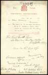 From: Ellen Hitchens, Remuera Date: 24 October 1907 Subject: For permit to remove remains of Henry John Hitchens from one part of Waikumete Cemetery to another