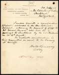 Agent-General for New Zealand, London - Edward Howard passenger to Auckland per "Kaikoura", leaving on 18 August 1898 - authority to pay ú100