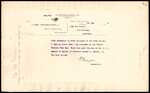 W T Glasgow, Secretary, Marine Department, Wellington - Alfred Murfin , deceased seaman [Cook] ex SS "Poherua" - money has been paid over to Mrs Noyer