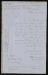 From: Brigade Major J. Greenwood, Auckland To: Colonial Secretary, Auckland Date: 22 December 1847 Subject: For permission to lend a detachment of 58th Regiment per "Victoria"
Enclosed:
- 1847/2552 From: D. Walsh, Auckland To: Colonial Secretary, Auckland Date: 22 December 1847 Subject: For office of Superintendent of Roads
- 1847/2553 From: David Rough, Auckland To: Colonial Secretary, Auckland Date: 12 December 1847 Subject: Stating that Mr. Young will act as Boarding Officer during his absence
- 1847/2555 From: Henry D'Arch, Collector H. M. Customs, Auckland To: Colonial Secretary, Auckland Date: 22 December 1847 Subject: Mr. W. S. Grahame's Cellar in Fort Street to be a bonded Store
- 1847/2556 From: Capt. C. H. M. Smith, Howick To: Colonial Secretary, Auckland Date: 21 December 1847 Subject: For advance of £207.0.0 to pay for labor [labour]
- 1847/2557 From: Captain Macdonald, Officer Commanding Fencibles, Howick To: Colonial Secretary, Auckland Date: 17 December 1847 Subject: Relative of Major Gray's Company
- 1847/2561 From: Capt. McDonald, Howick To: Colonial Secretary, Auckland Date: 22 December 1847 Subject: Pay lists to 17 December, for advance to 31st £130.0.0
- 1847/2563 From: Thomas McDonnell, Auckland To: Colonial Secretary, Auckland Date: 23 December 1847 Subject: For permission to sell small quantities of ammunition at Hokianga for sporting purposes
- 1847/2564 From: J. W. Millman, Master of "Sir George Seymour", Auckland To: Colonial Secretary, Auckland Date: 23 December 1847 Subject: For usual Certificates of having fulfilled his Charter party [includes A Log Book of Ship "Sir George Seymour" from London to Auckland, in New Zealand, with Emigrant Pensioners and Families: use copy REPRO 72]