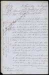 From: Henry King, Resident Magistrate, New Plymouth To: Colonial Secretary, Auckland Date: 9 April 1849 Subject: Estimate of cost of Road to new location of Messrs Flight and Devenish and others
Enclosed:
- 1849/327 From: Josiah Flight and William Devenish, Mangoraki, New Plymouth To: Colonial Secretary, Auckland Date: 12 February 1849 Subject: Requesting road to be made to their new location
- 1849/209 From: Samuel Fishleigh To: Governor, Auckland Date: 26 January 1849 Subject: For compensation as a settler on the Mangoraki
- 1848/2741 From: Henry King, Resident Magistrate, New Plymouth To: Colonial Secretary, Auckland Date: 4 December 1848 Subject: Arrangements with Messrs Flight and Devenish for leaving their land at Mangoriaka [sic]
- 1848/2522 From: James Wills To: Governor, Auckland Date: 7 November 1848 Subject: For compensation as a Mangoraka settler