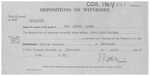 Coroners Inquests - Case Files - Havelock - Cooke, Roy Henry - Microfilm only [Use copy MICRO R 4909]