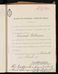 Exemption from Examination as Third-Class Engineer - Edward Williams