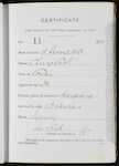 Ching, Cook (Born at Canton) - Age 38 - Arrived aboard Wakatipu - Certificate issued in Wellington 11 June 1888 - Paid £10
