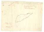 L-CL 74/135 - 20 chains to 1 inch - Manukau Heads - Plan showing Boundary line on South Head - Tracing, James Stewart, 1875 annotation
