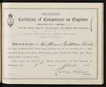 New Zealand - Certificate of Competency as Engineer (Restricted Limits) of a Ship propelled by Gas, Oil, Fluid, Electricity, or other Mechanical Power than Steam - William Gibbons Foote