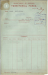 Territorial Force - Henry Leonidas Wilson - Lieutenant, Napier Guards Rifle Volunteers