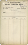 ROWE, George Henry - SA N/N - Army